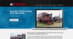 Desktop Screenshot of kelsallsteamrally.co.uk