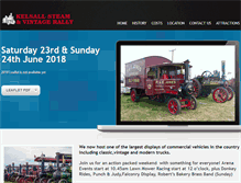 Tablet Screenshot of kelsallsteamrally.co.uk